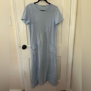 Cut Loose Light Blue Maxi Dress